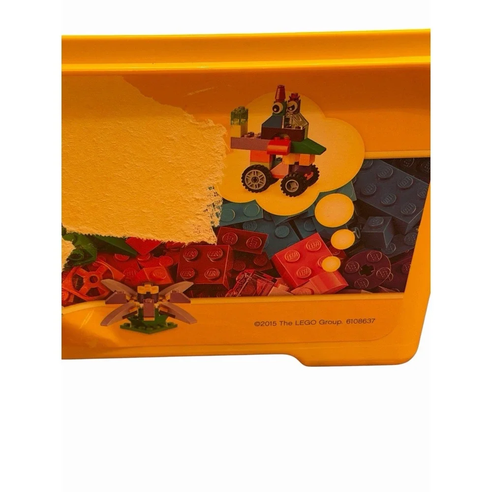 LEGO Classic 10698 Creative Brick Storage Box Mixed Pieces Lot Bases Duplo Build